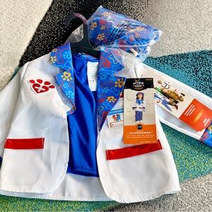 Brand New! Kids Veterinarian Costume with Blue and Red Details